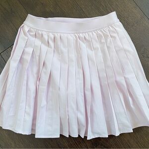 Lululemon High Rise Pleated Tennis Pickleball Skirt Long Sz 6 Pink Organza